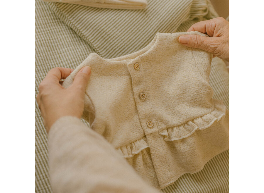 1+ Dinan Girly Cardigan Ecru