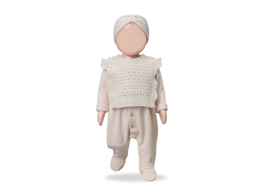 1+ Orleans Girly Jumpsuit W/Feet Nude