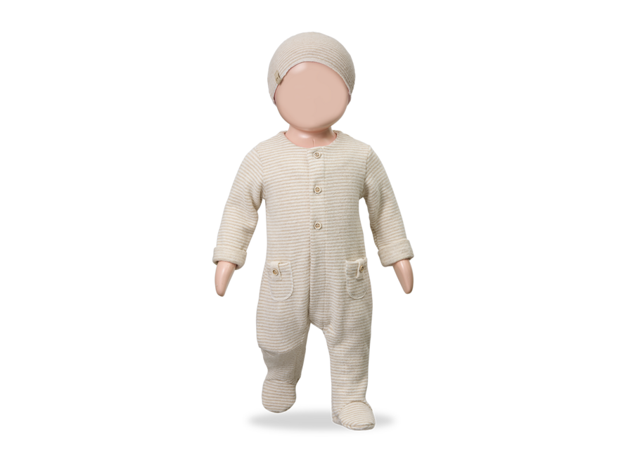 1+ Metz Jumpsuit W/Feet Beige