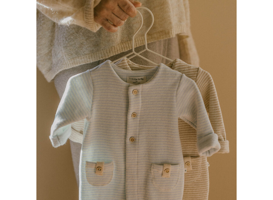 1+ Metz Jumpsuit W/Feet Ciel