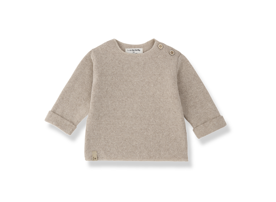 1+ Carcassonne L.Sleeve T-Shirt Beige