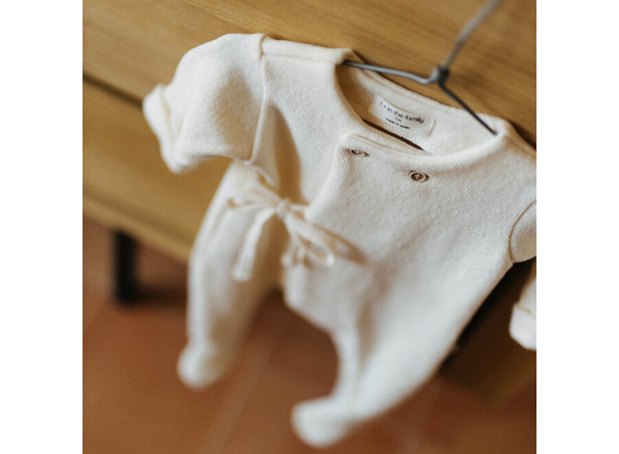 1+ Havre Jumpsuit W/Feet Ecru