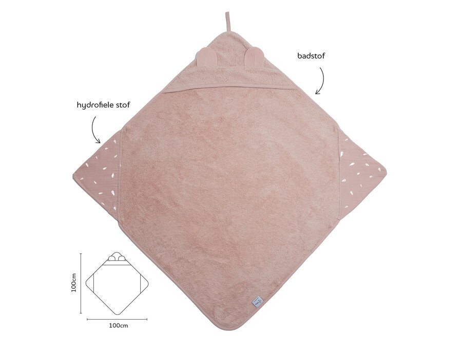 Nifty badcape 2 in 1 blush