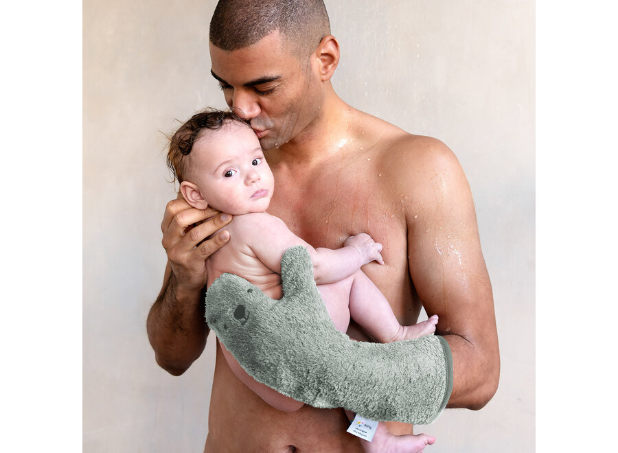 Nifty shower glove Olive