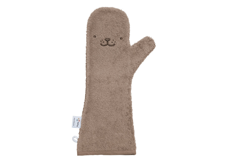 Nifty shower glove Mocha