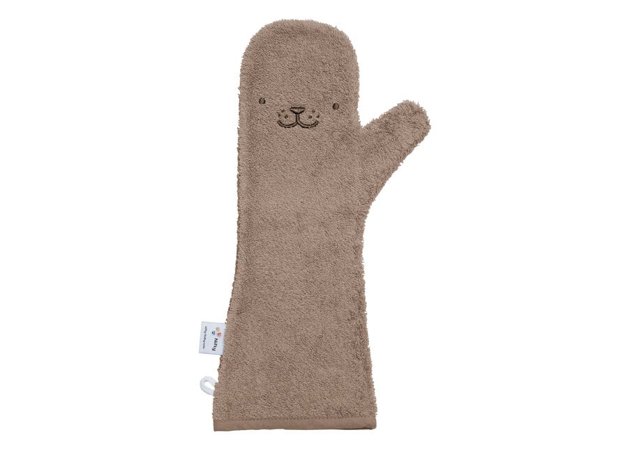 Nifty shower glove Mocha