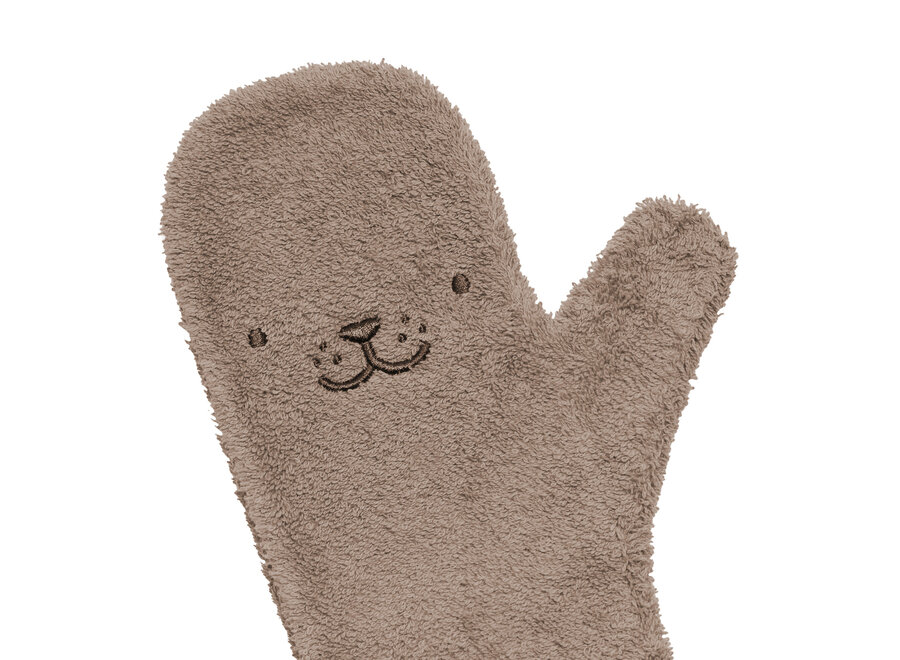 Nifty shower glove Mocha