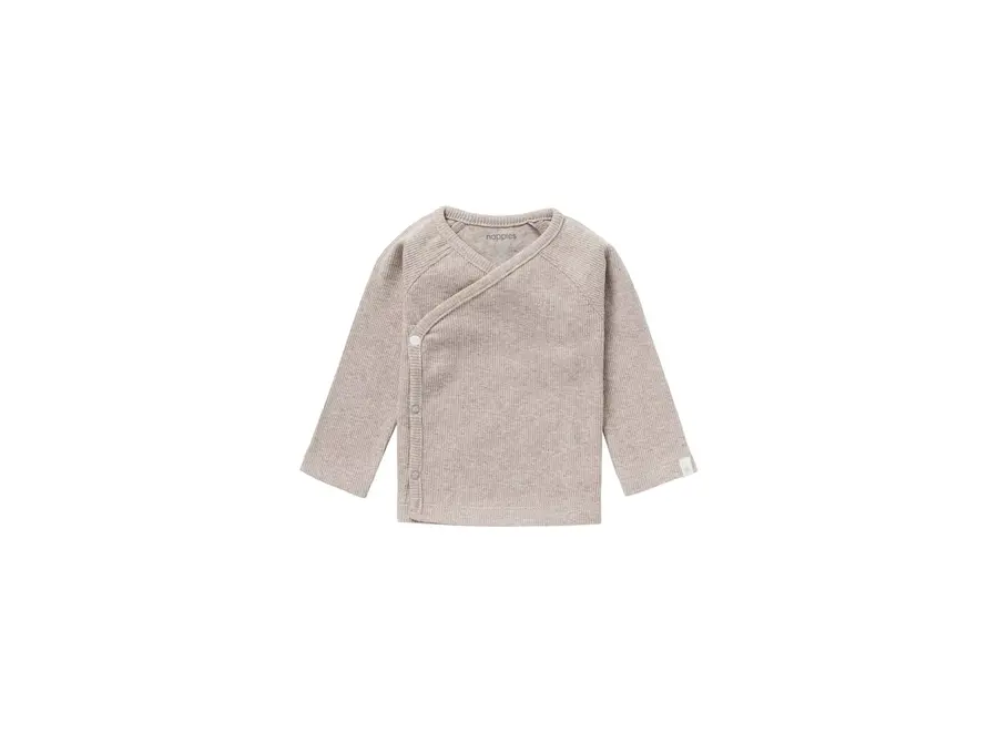 Noppies Wikkelvest Rib Nanyuki Taupe