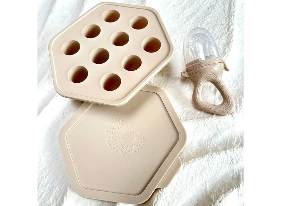 Chewies&more Pacifier set Beige