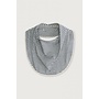 Gray Label Bib Blue Gray - Cream