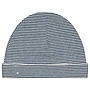 Gray Label Beanie Blue Gray - Cream