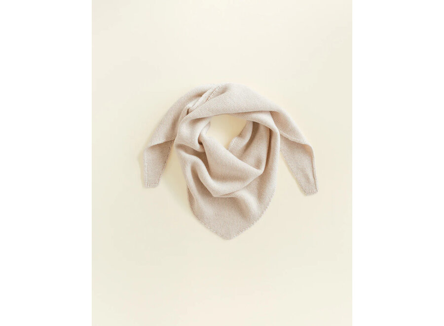 Hvid Triangle scarf Josephina Cream