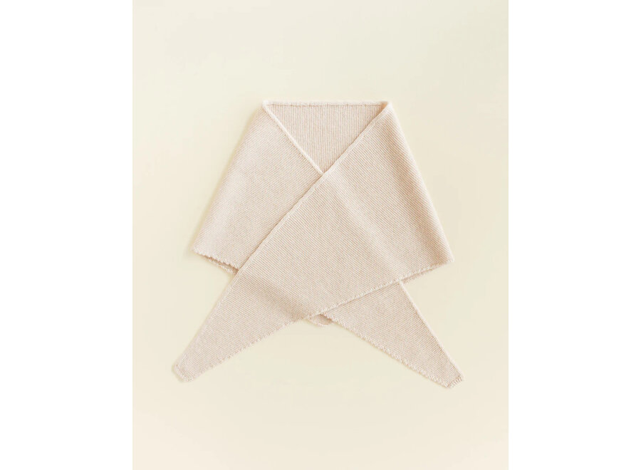 Hvid Triangle scarf Josephina Cream