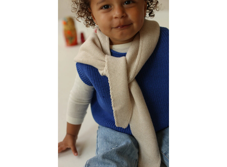 Hvid Triangle scarf Josephina Cream