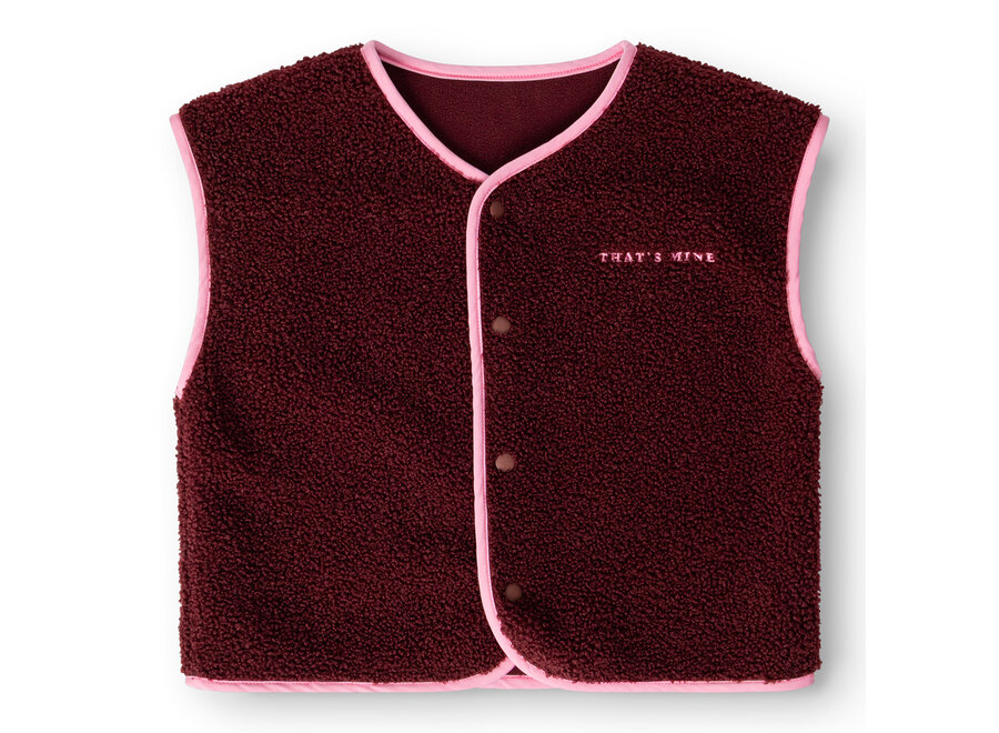 TM Jordan vest Dark Cherry