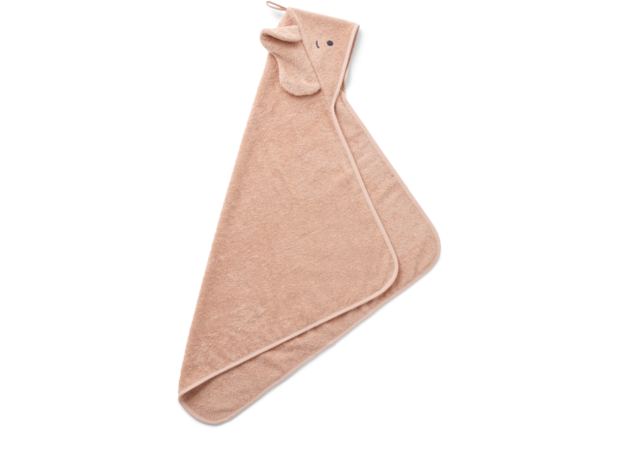 Liewood Albert Elephant Hooded Towel Pale Tuscany