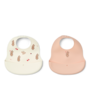 Liewood Ember Bib 2p Wild Child / Rosey