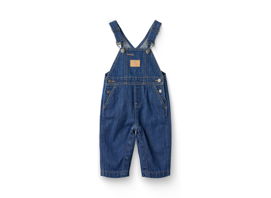 CC Tuinbroek Dark Indigo Blue Washed