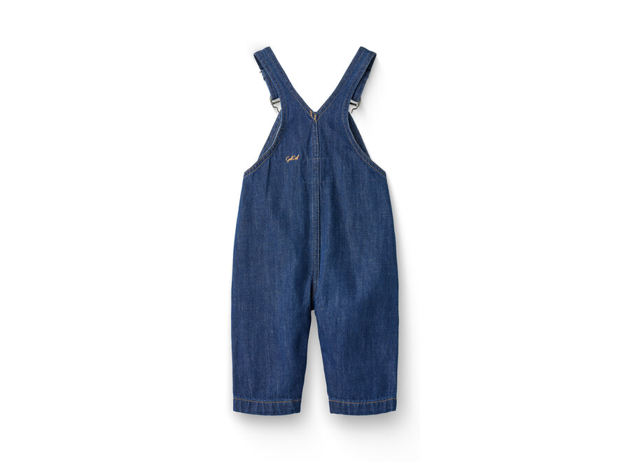 CC Tuinbroek Dark Indigo Blue Washed