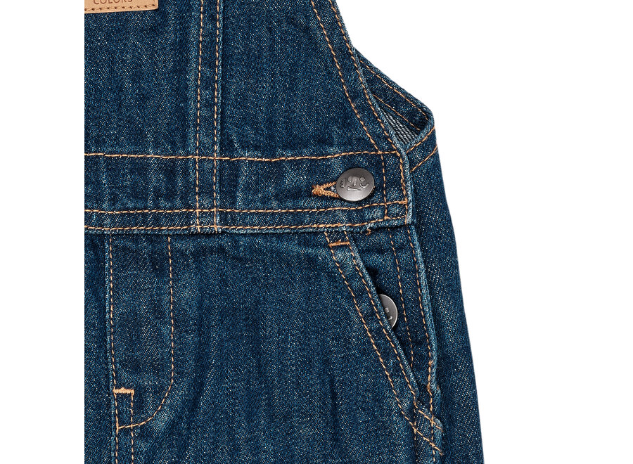 CC Tuinbroek Dark Indigo Blue Washed