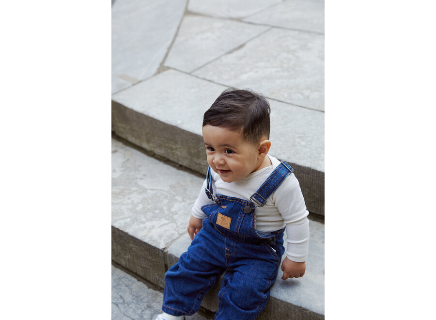 CC Tuinbroek Dark Indigo Blue Washed