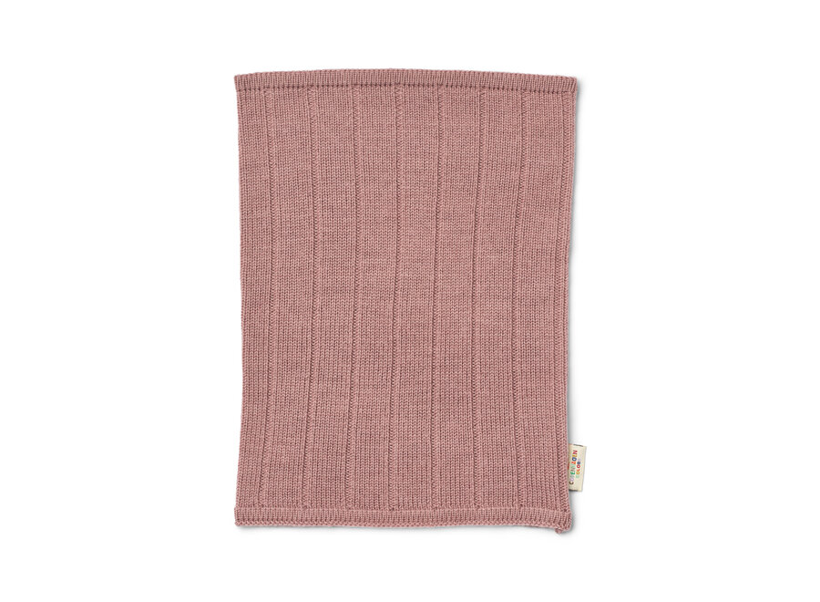 CC Merino Rib Tube Scarf Winter Rose