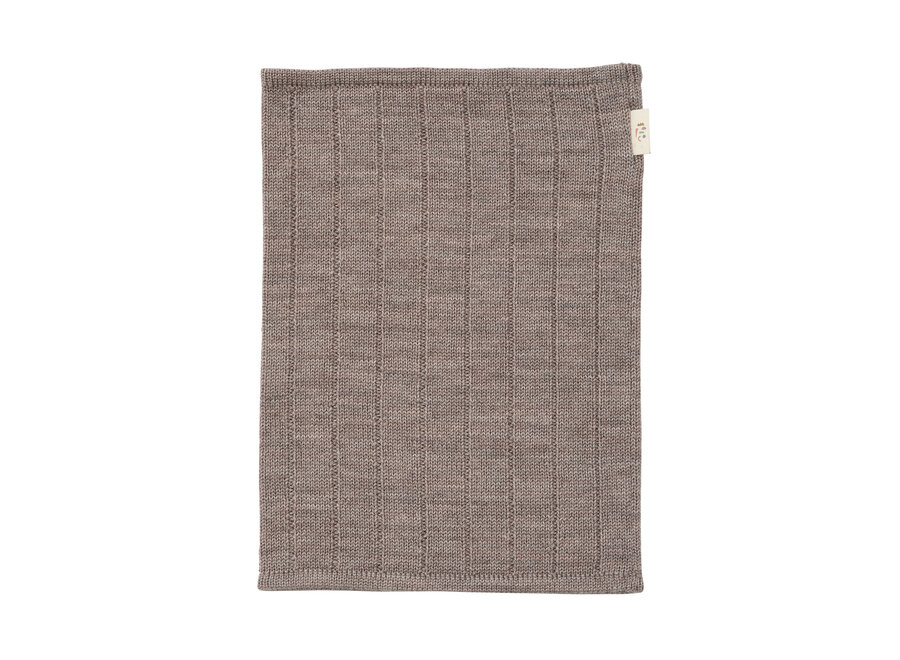 CC Merino Rib Tube Scarf Natural Melange