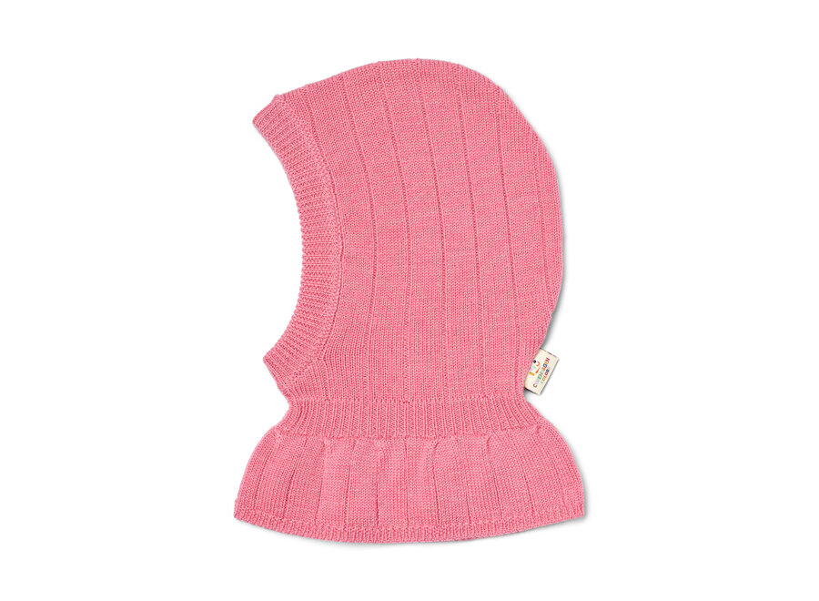 CC Merino Rib Balaclava Blossom Pink