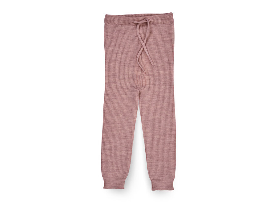 CC Merino Rib Legging Winter Rose