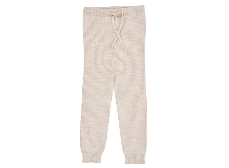 CC Merino Rib Legging Cream Melange