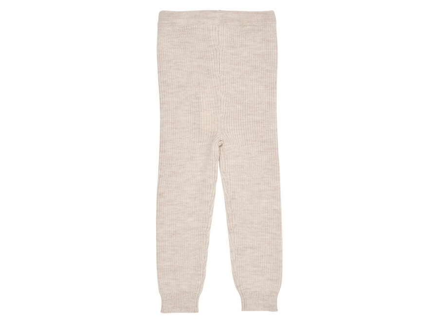 CC Merino Rib Legging Cream Melange