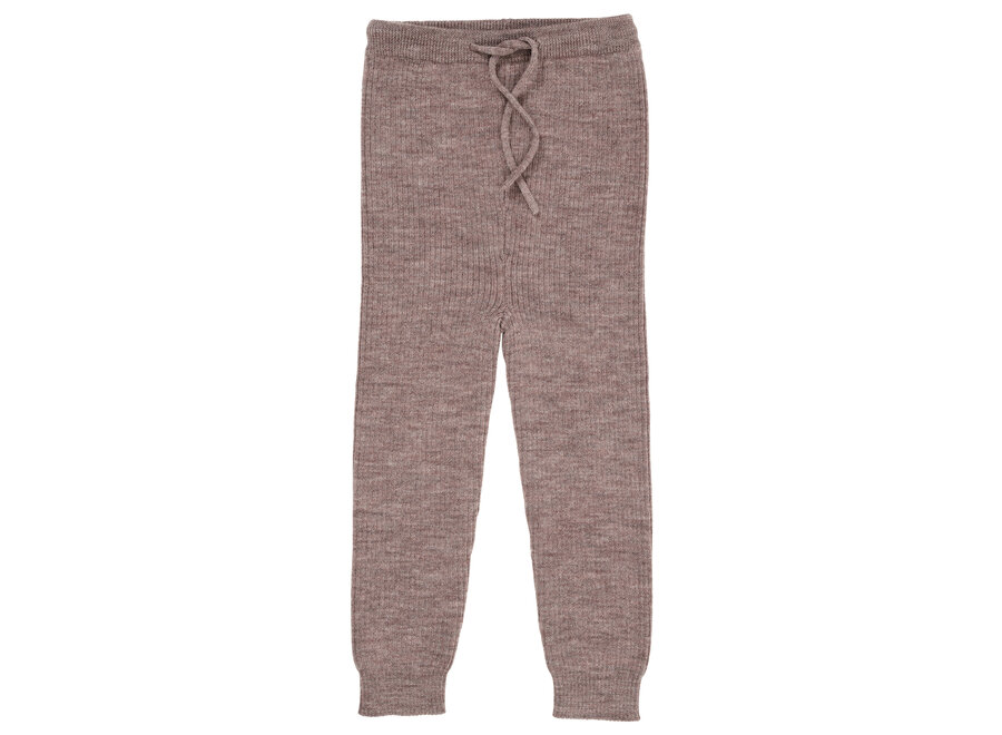 CC Merino Rib Legging Natural Melange