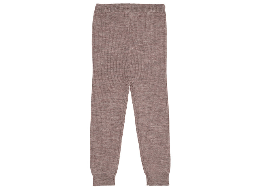 CC Merino Rib Legging Natural Melange