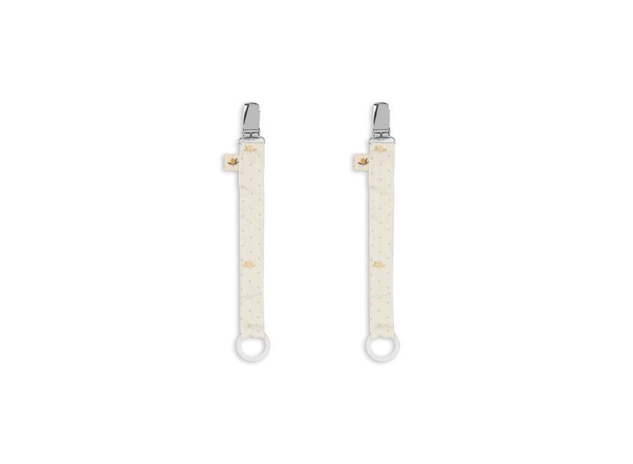 Ks 2P Pacifier Strap Lemon Dot
