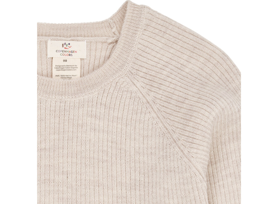 CC Merino Rib Longsleeve Cream