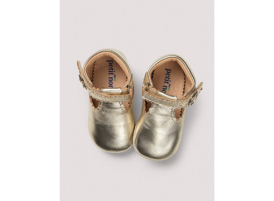 Petit Nord Baby Scallop T-Bar Sparkle