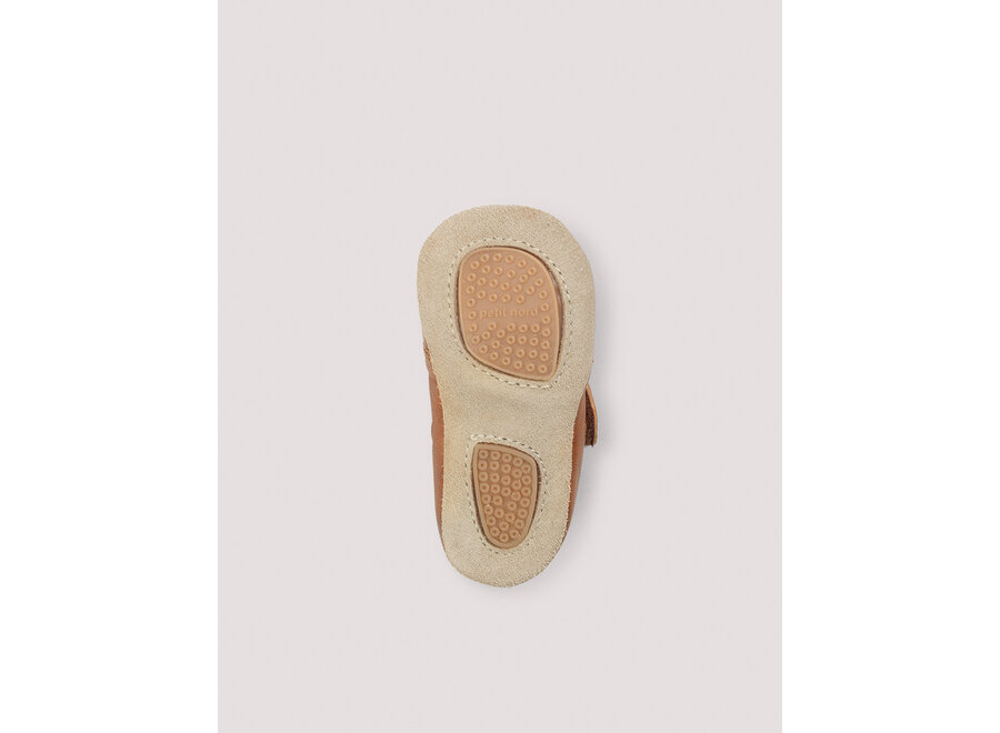 Petit Nord Shoe with Velcro Chestnut suede
