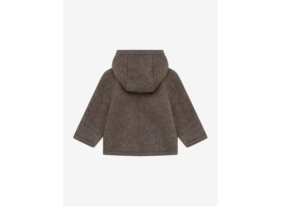 Huttelihut Jacket Wool Fleece Brown