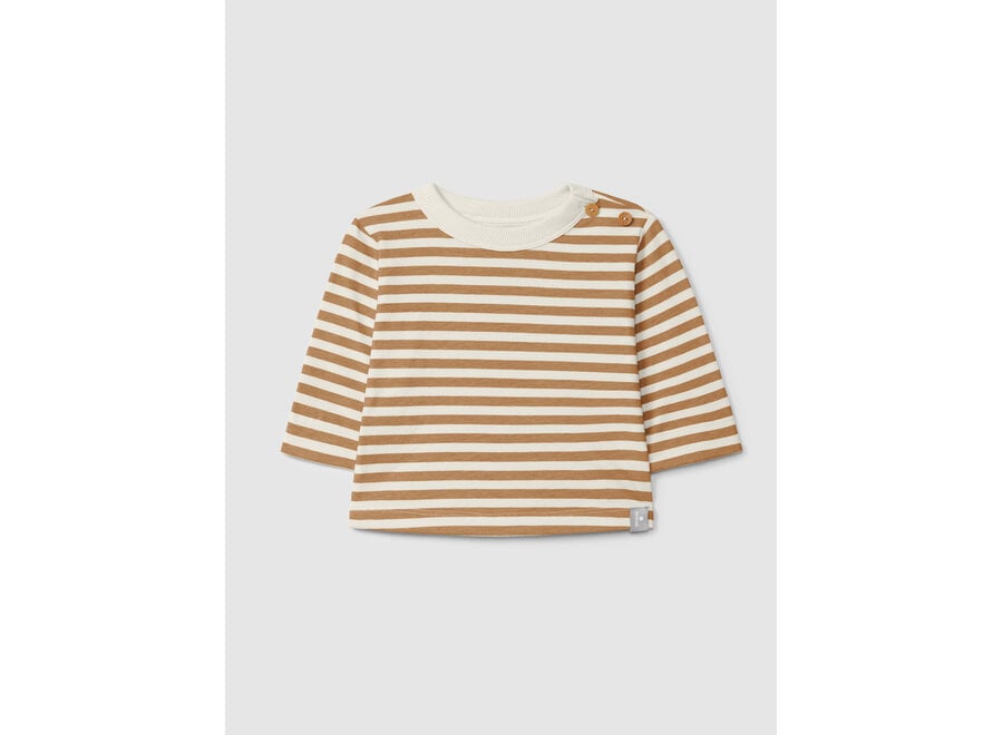 Snug Longsleeve stripe almond