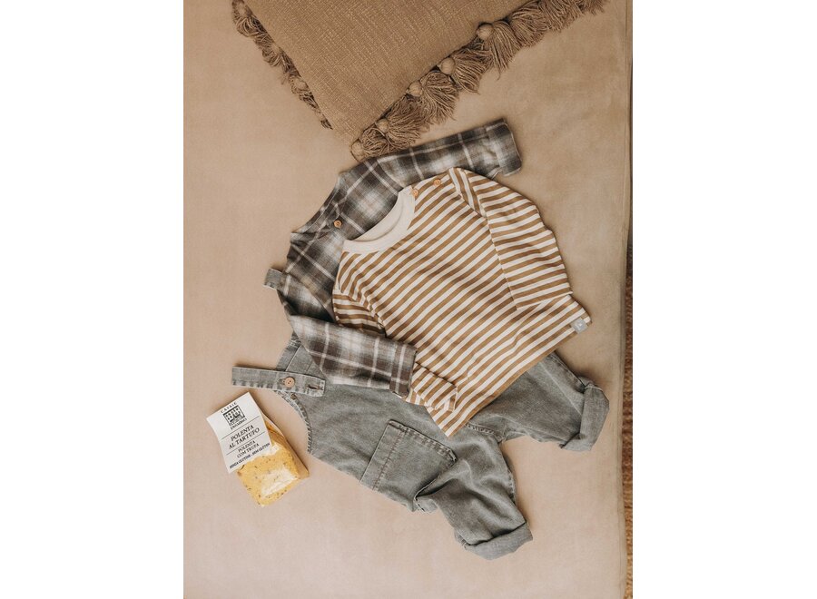 Snug Longsleeve stripe almond