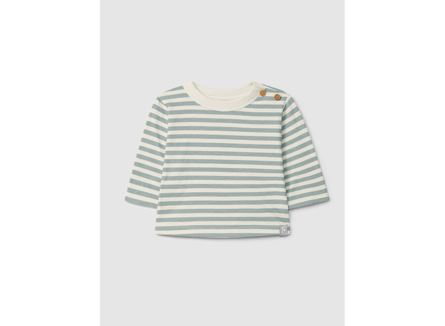 Snug Longsleeve stripe green