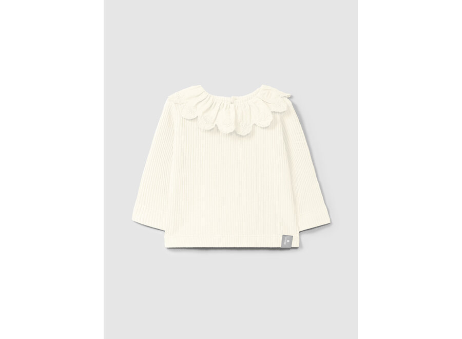 Snug Rib Longsleeve collar ecru