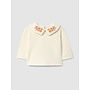 Snug Longsleeve collar naturel / dark pink