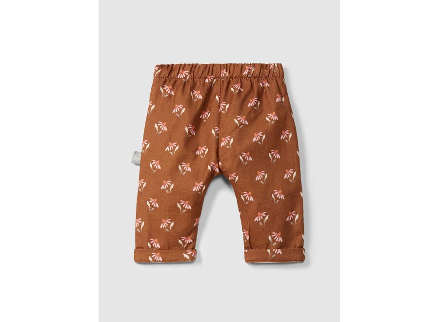 Snug bloemenbroek met zakken