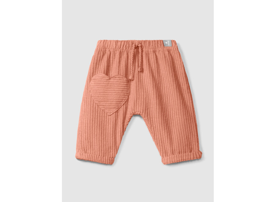 Snug broek Rib Dark Pink