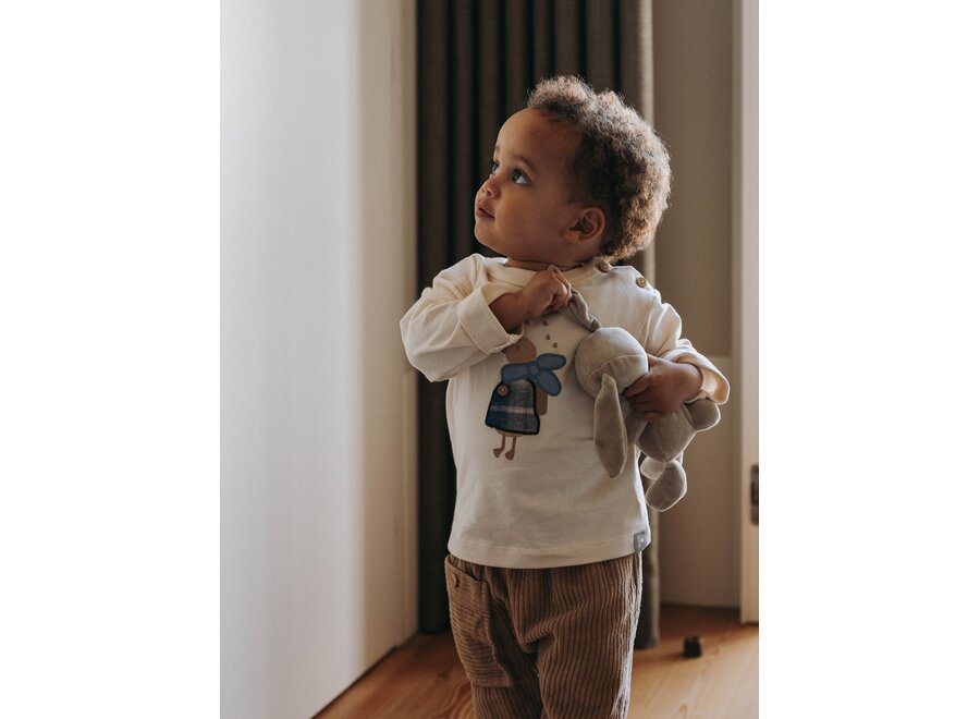 Snug broek Rib Almond