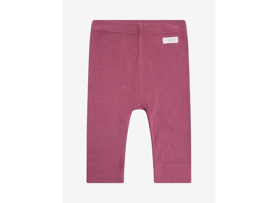 Fixoni Leggings Rib Crushed Berry