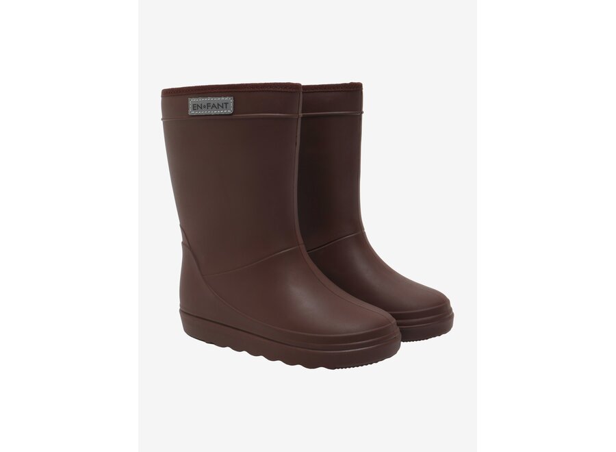 En Fant Thermo Boots Solid Coffee Bean