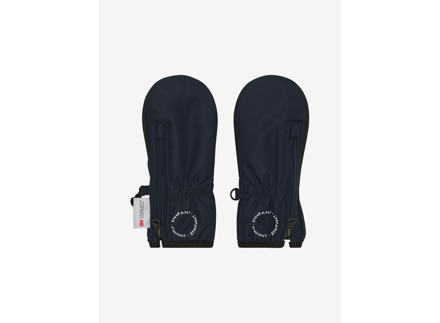 En Fant Mittens W. Zipper Parisian Night