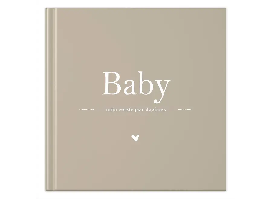 Invulboekjes baby eerste jaar taupe